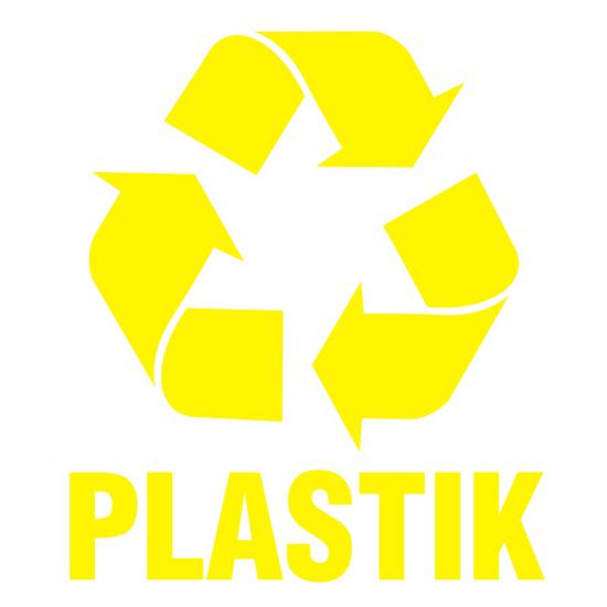 Znak na odpady - plastik