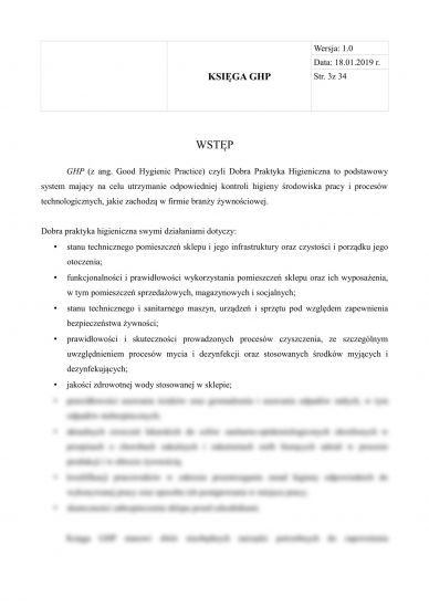 Lody włoskie - Księga HACCP + GHP-GMP dla lodziarni z lodami włoskimi - GHP/GMP 2